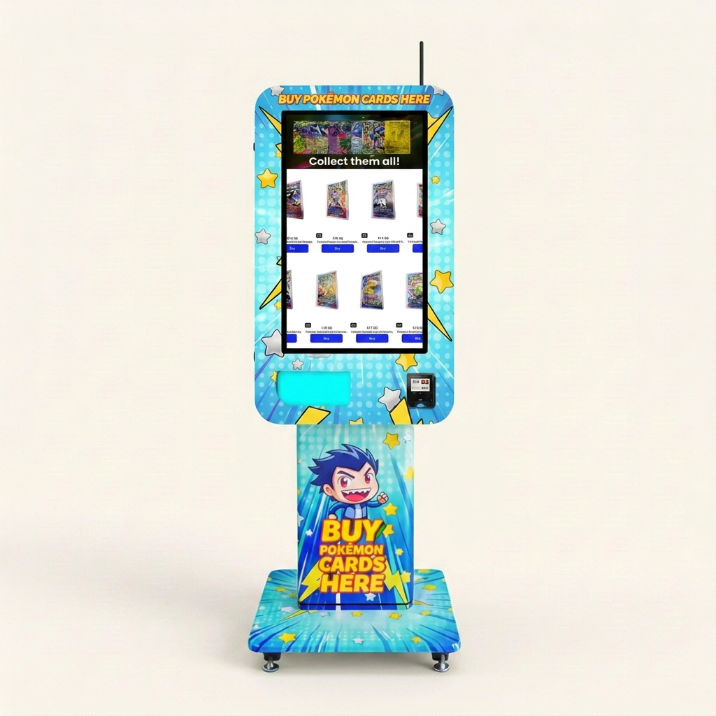 Pokémon trading card vending machine